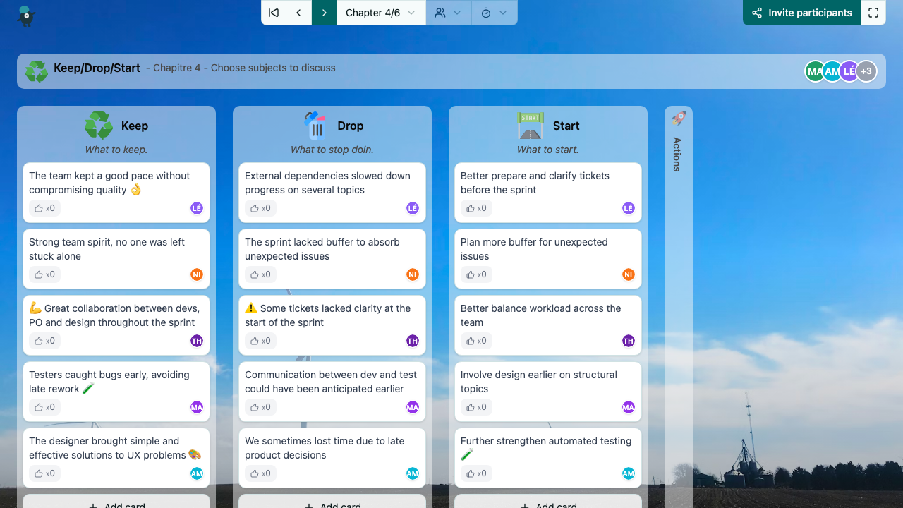 Keep/Drop/Start - choose-subjects