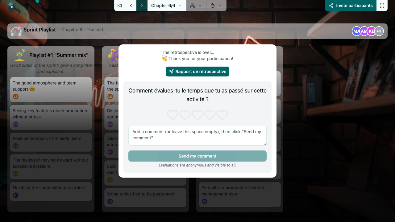 Sprint Playlist - end