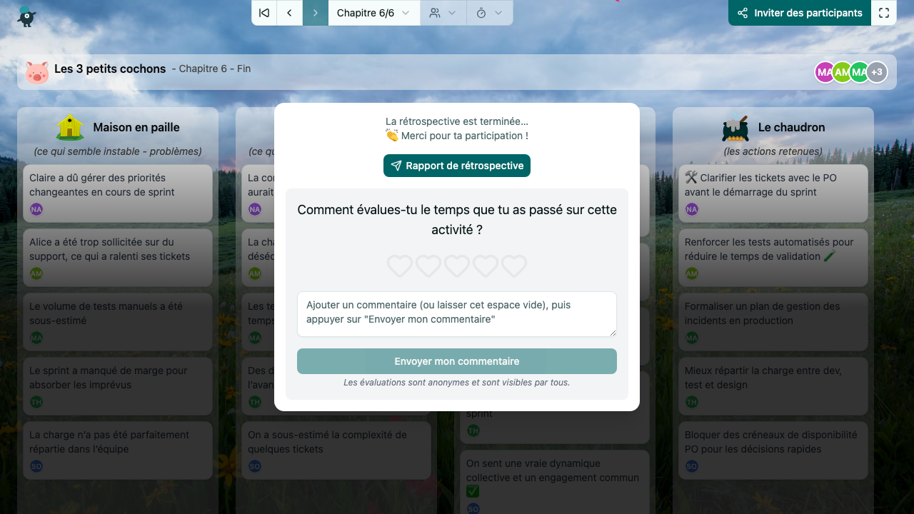Les 3 petits cochons - end