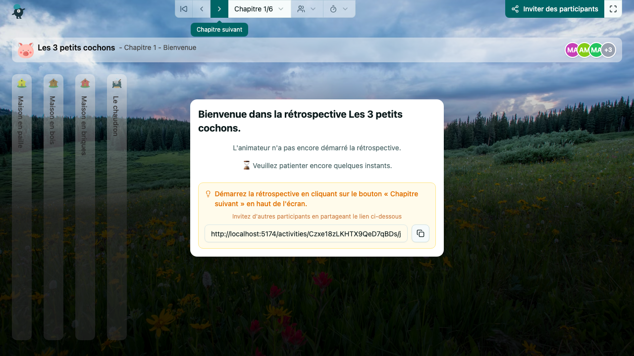 Les 3 petits cochons - welcome