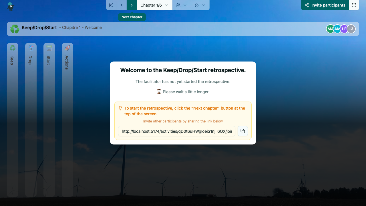 Keep/Drop/Start - welcome